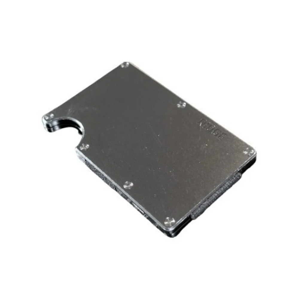 Pp3U The Ridge Wallet 2.0 - Aluminum With Cash Strap - Royal (Black) Model A0449